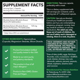 Étiquette Havasu Nutrition Rhodiola Rosea avec dosage et ingrédients.