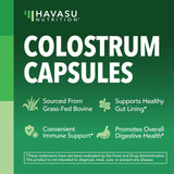 Colostrum pour santé intestinale, HAVASU NUTRITION, consommation quotidienne.