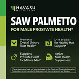 Havasu Nutrition Saw Palmetto - capsule, dose quotidienne simple pour le bien-être.