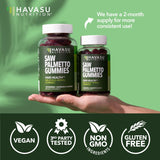 Gommes HAVASU NUTRITION Saw Palmetto - format pratique pour le rituel quotidien
