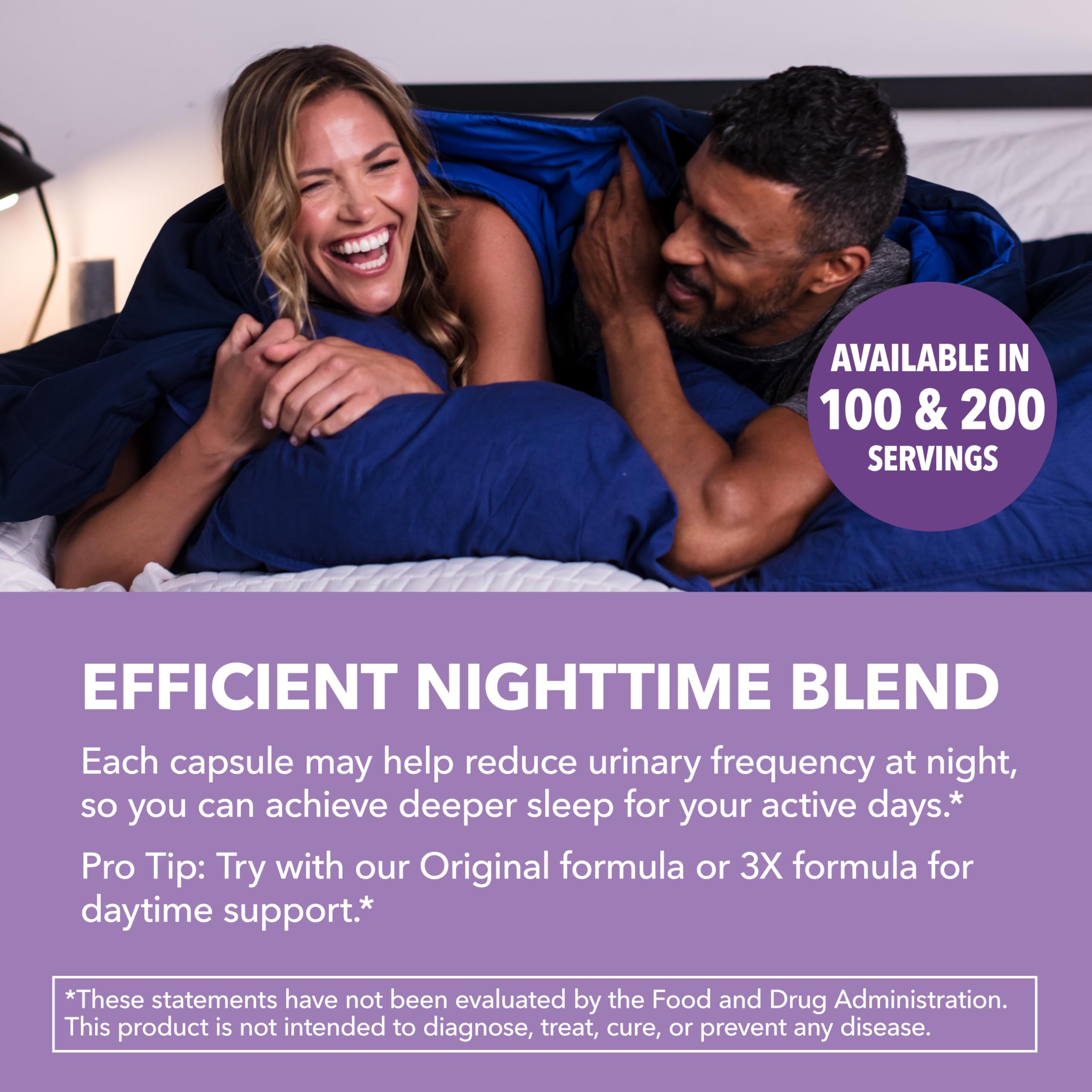 Sommeil profond potentiel avec HAVASU Saw Palmetto PM et formulation non-GMO.
