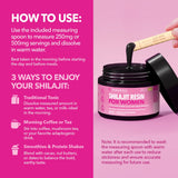 Intégration facile dans thé, café ou smoothie avec HAVASU Shilajit