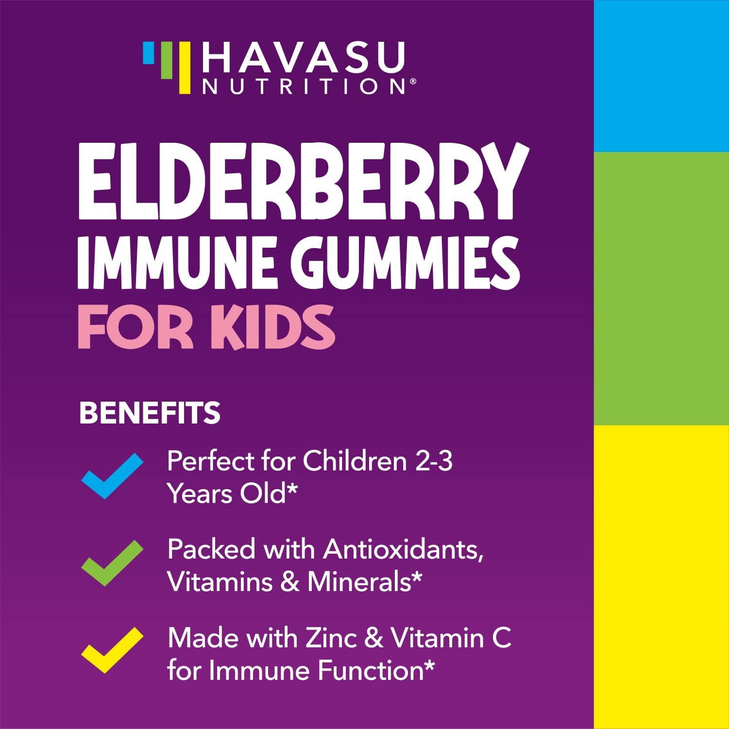 Formule zinc et vitamine C, nutriments essentiels pour la routine des enfants Havasu.