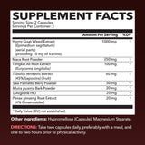 Capsules Tongkat Ali Havasu Nutrition, concentration et énergie quotidiennes.