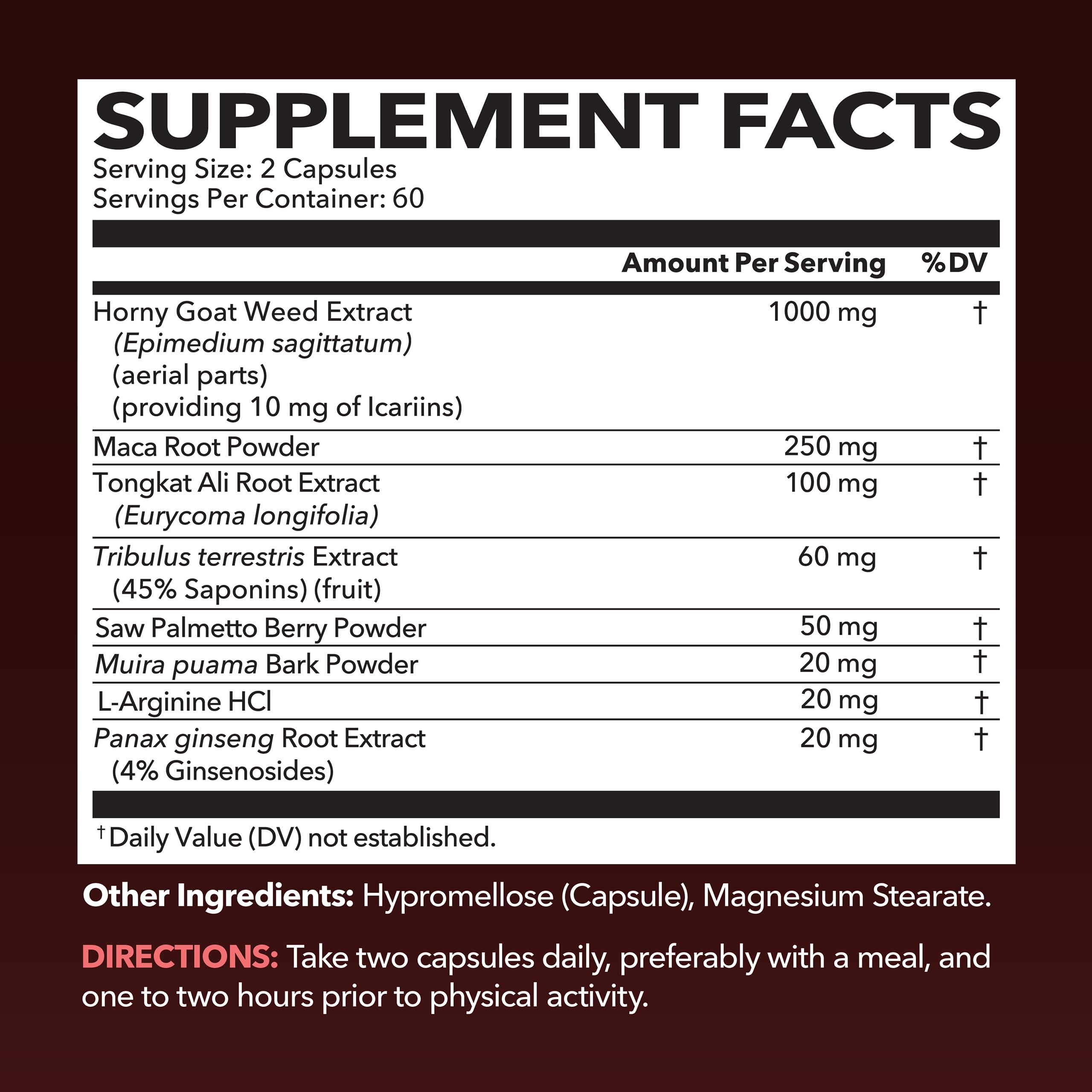 Tongkat Ali HAVASU NUTRITION complexe pour soutien énergétique