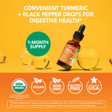 Havasu Nutrition Turmeric liquide — intégration facile dans les boissons sans altérer le goût.