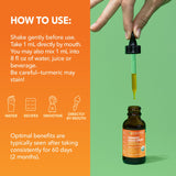 Havasu Nutrition Turmeric liquide — utilisation sans saveur dans vos boissons.