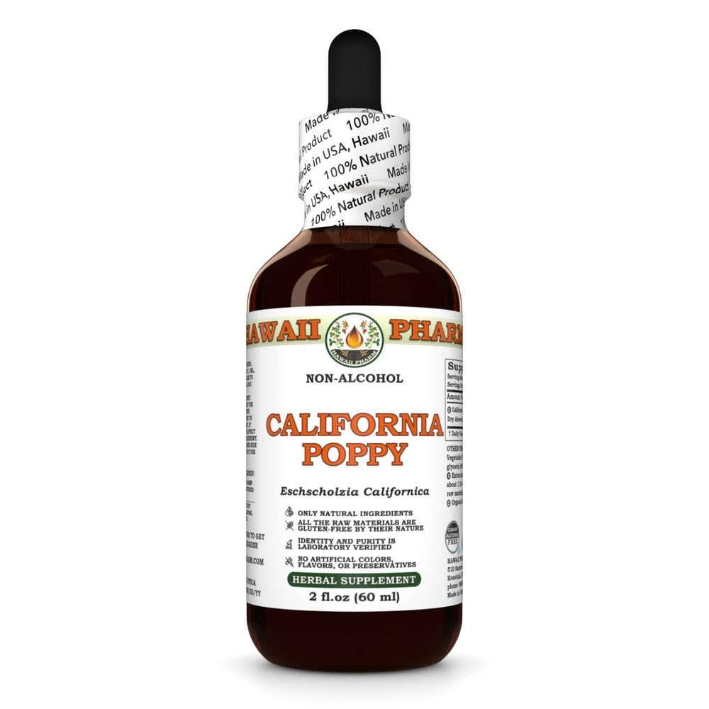 Extrait liquide HawaiiPharm coquelicot-californie pour une détente en douceur