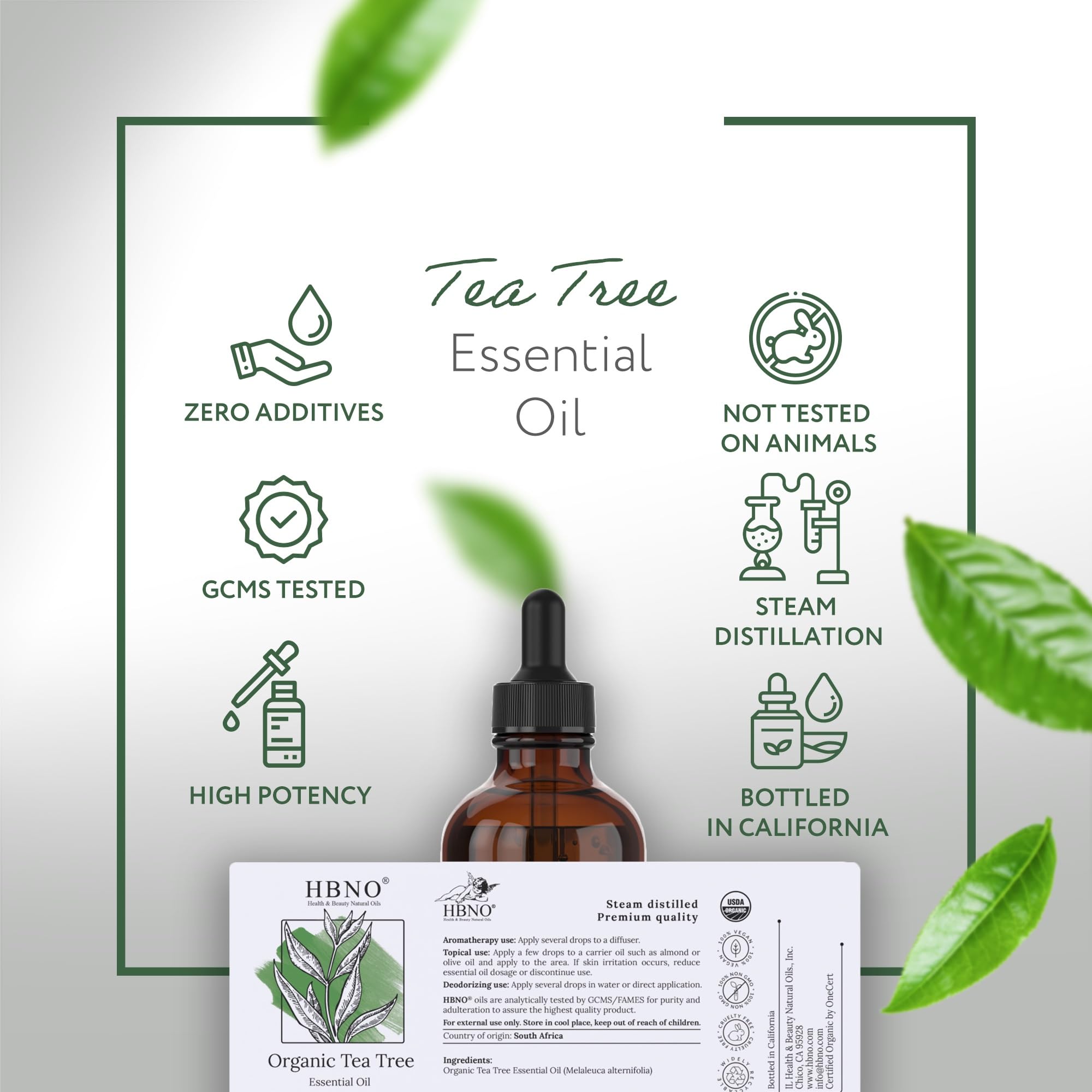HBNO huile pour aromathérapie sur diffuseur, ambiance rafraîchissante.