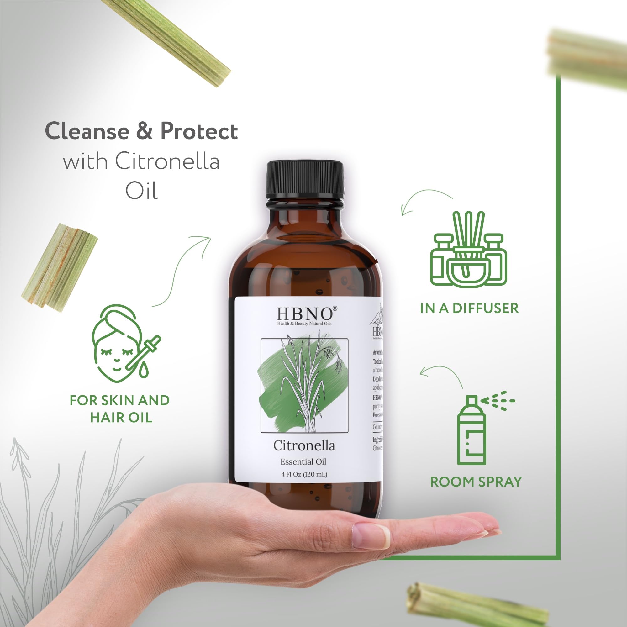 HBNO bouteille ambrée avec compte-gouttes pour doser recettes maison.