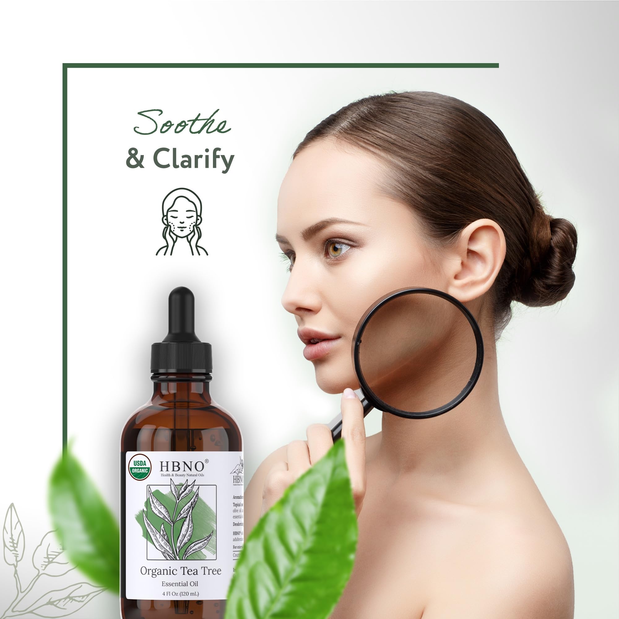 HBNO soin peau et cheveux – huile polyvalente pour routines beauté.