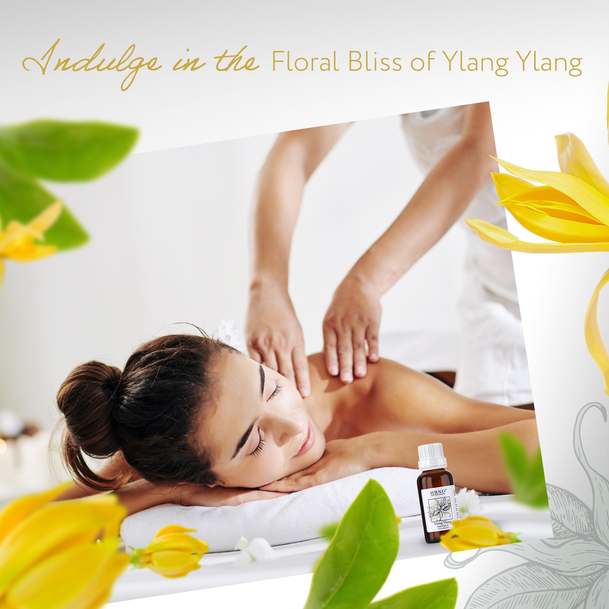 HBNO Ylang Ylang, diffusion douce pour ambiance relaxante.