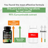 HCL Herbal Code Labs curcuma-boswellia 2000 mg : étiquette et curcuminoïdes clairement indiqués.