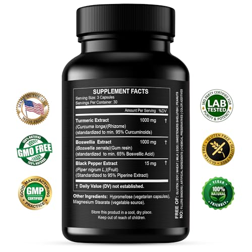 HCL Herbal Code Labs capsules curcuma-boswellia : gros plan sur la couleur dorée naturelle et la texture.