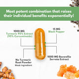 HCL Herbal Code Labs curcuma-boswellia : emballage premium et fabrication aux États‑Unis.