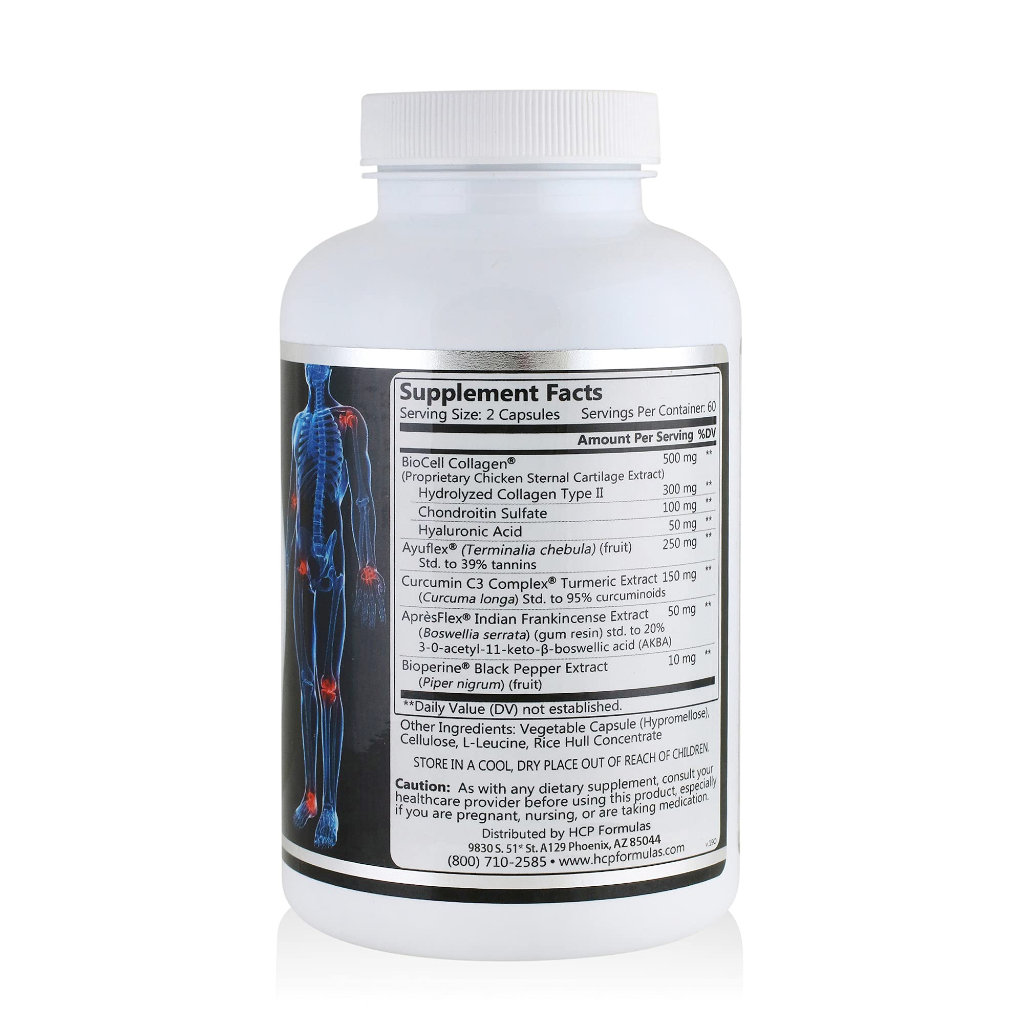 Gélules Synovera de HCP Formulas, faciles à avaler pour la routine quotidienne.