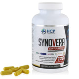 Packshot Synovera de HCP Formulas présentant la boîte et les gélules.