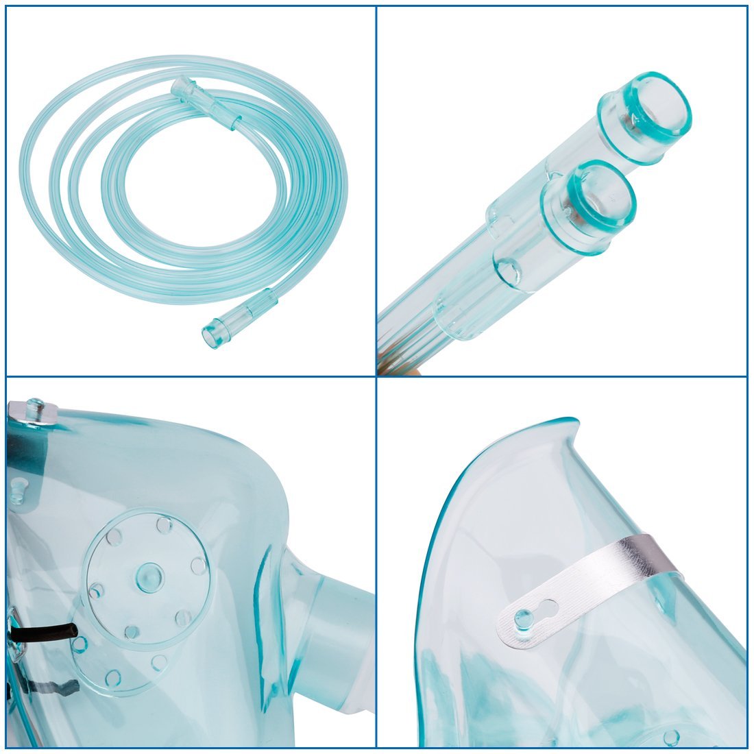 HD HOUDELL pack de 3 masques, chacun avec son tube dédié.
