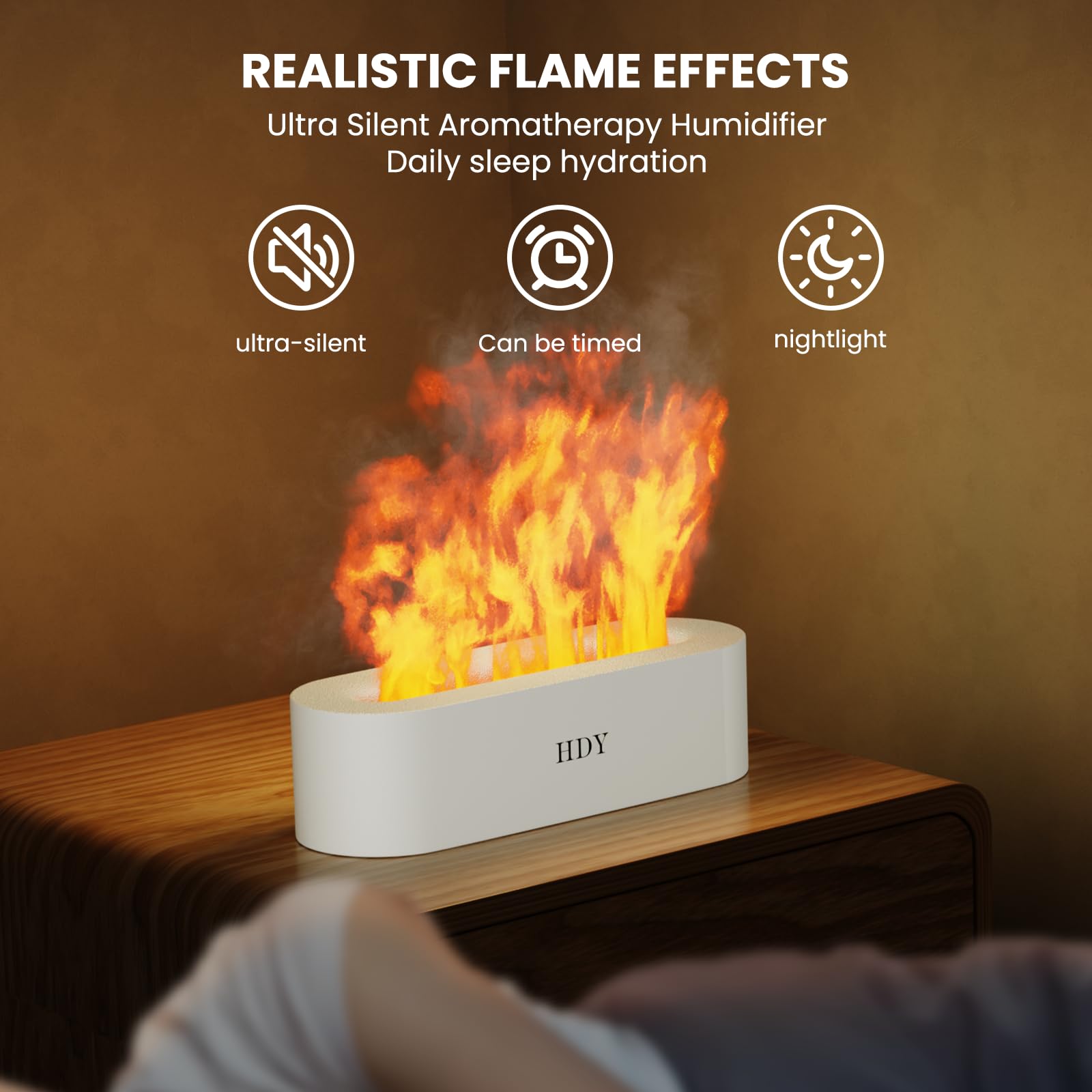 HDY Color Flame arrêt automatique à sec assure la sécurité sans surveillance