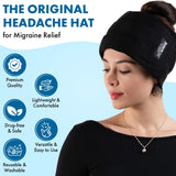 Headache Hat Halo: design reversible pour une utilisation prolongée.