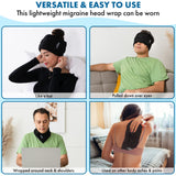 Headache Hat Halo: sac de congelation inclus pour congeler et utiliser.