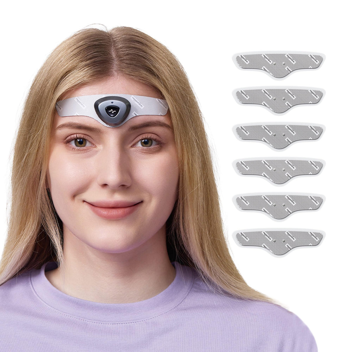 Casque HeadaTerm 2 en action pour un soulagement potentiel des migraines.
