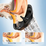 HeadDot irrigation nettoyage oreille: rinçage précis et confortable.