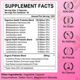 Bouteille Probiotiques Femmes Heafetine 300 Milliards: format pratique pour usage quotidien.