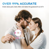 HEAL-CHECK bandelettes HCG en lot 25, dépistage pratique.