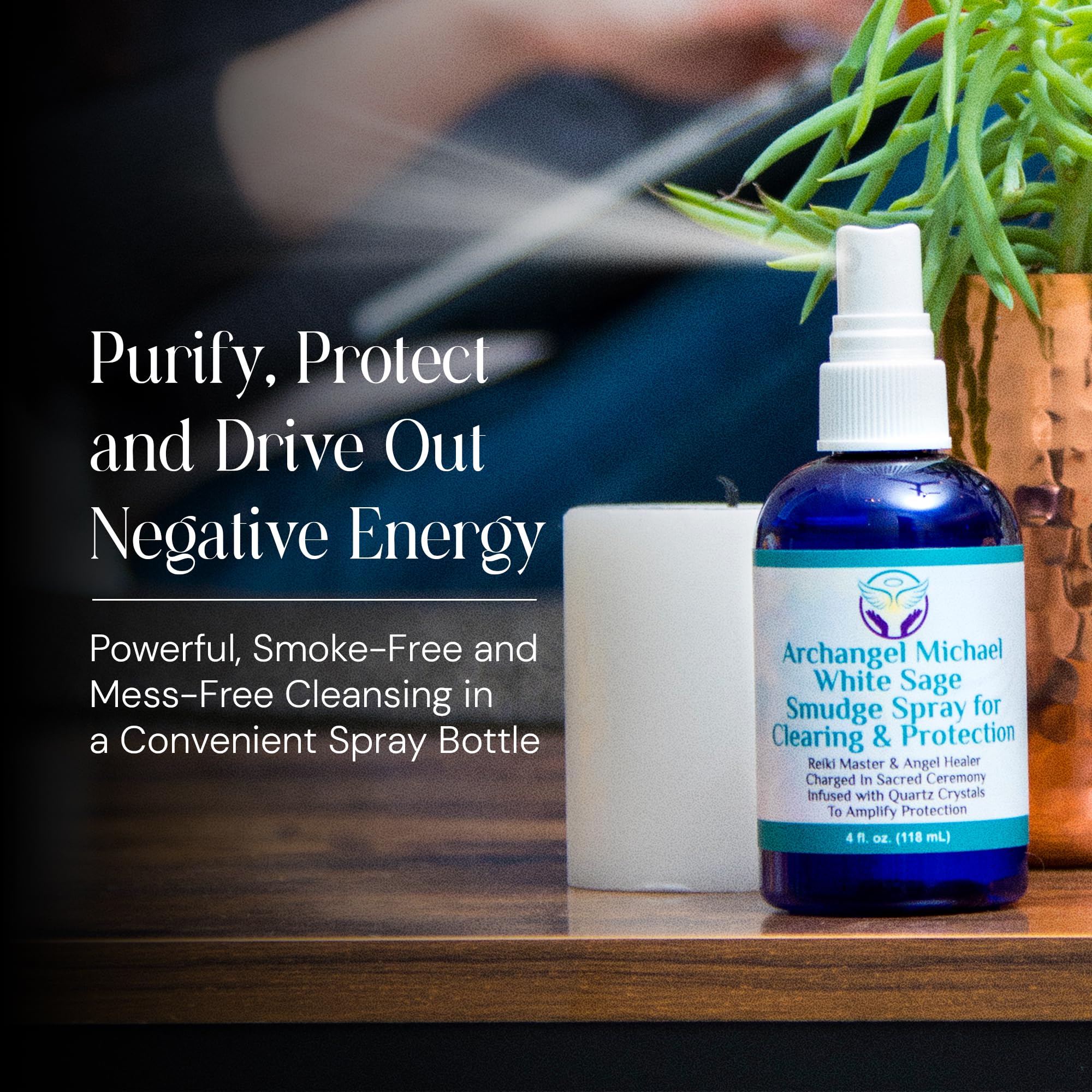 Marque Heal The Masses utilisation à domicile et au bureau pour purifier l'énergie.