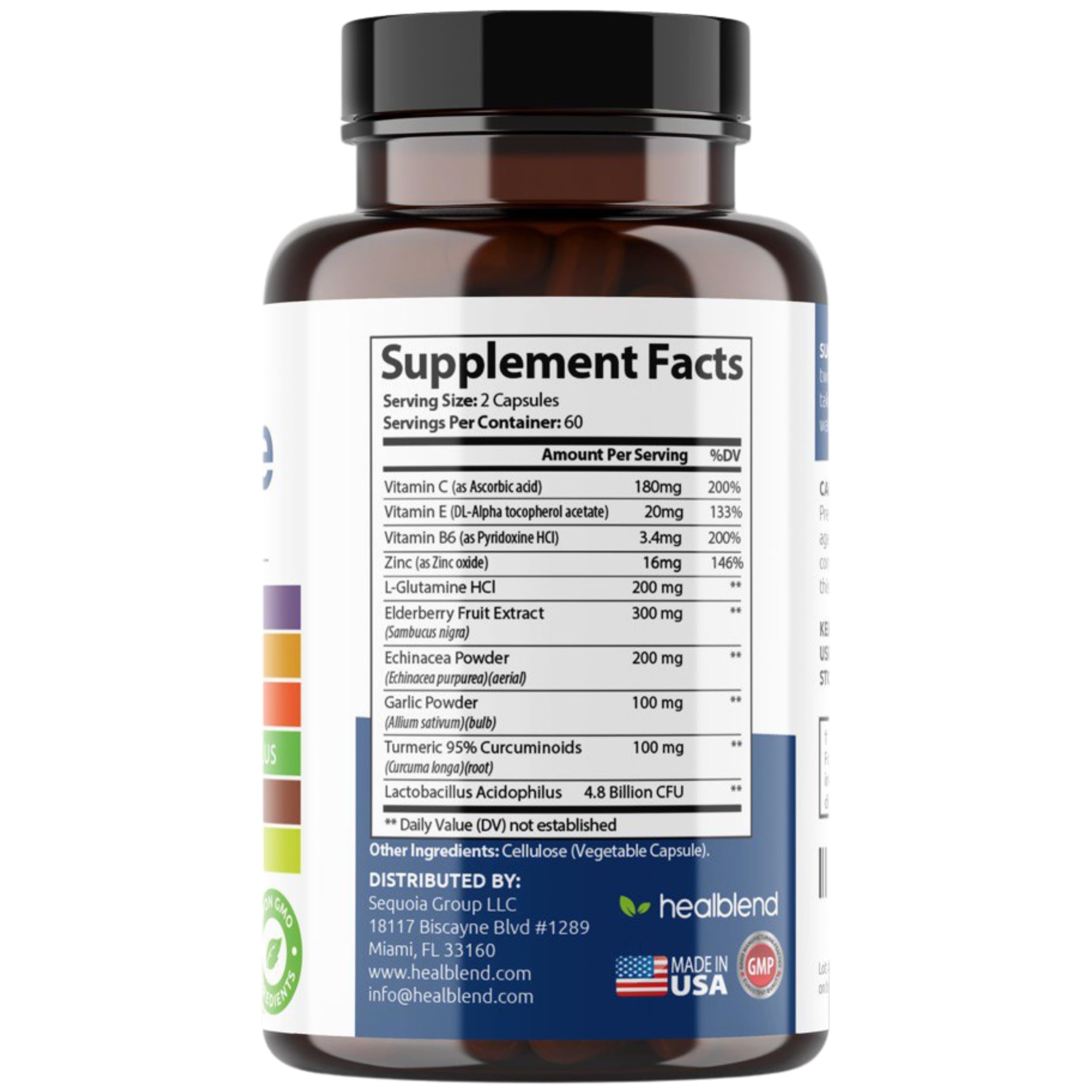 healblend 10 en 1 – boîte de 120 capsules, format pratique.