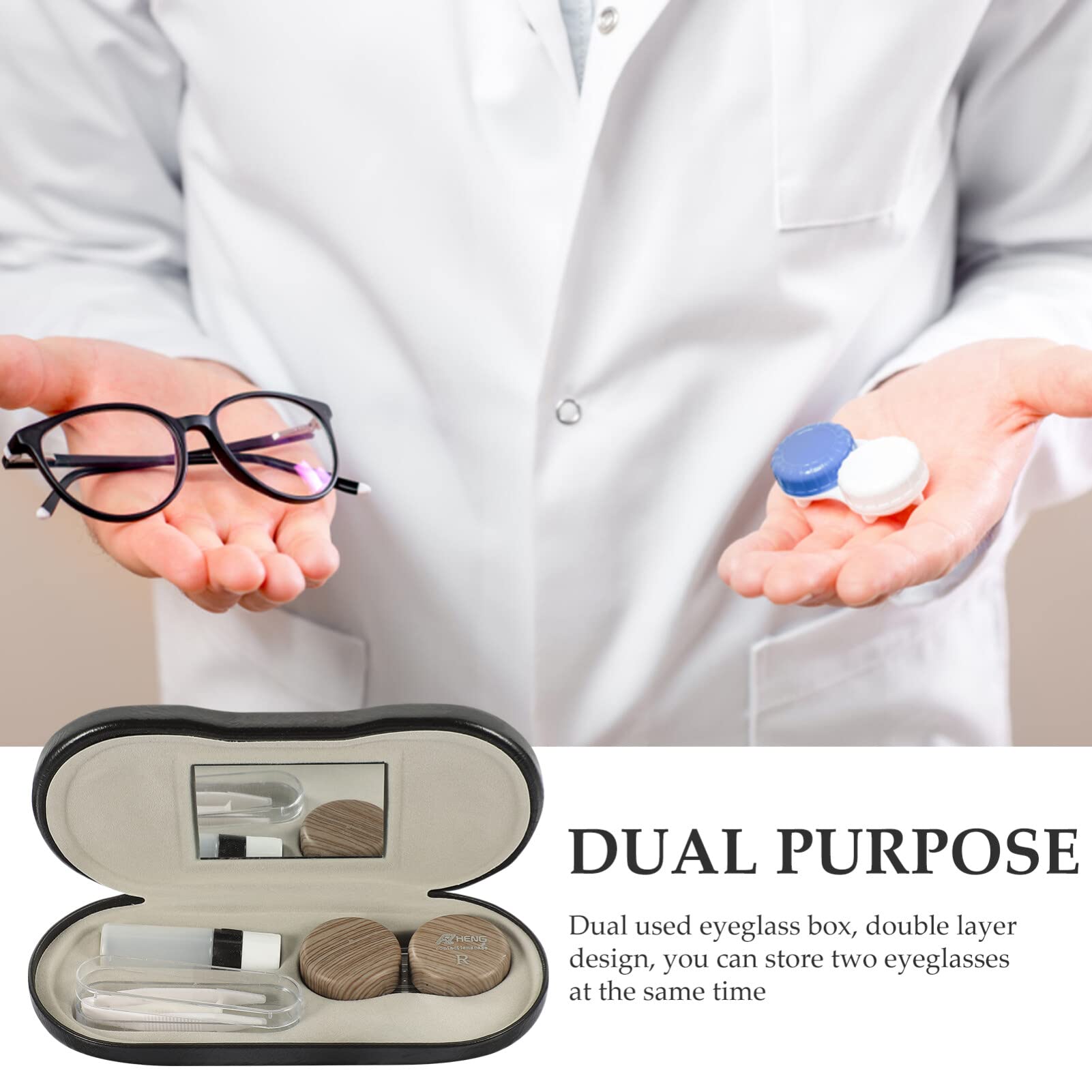 Healifty accessoires lentilles pince miroir inclus, rangement simplifié.