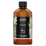 Healing Solutions Shield Blend, bouteille diffuseur, ambiance apaisante et revitalisante.