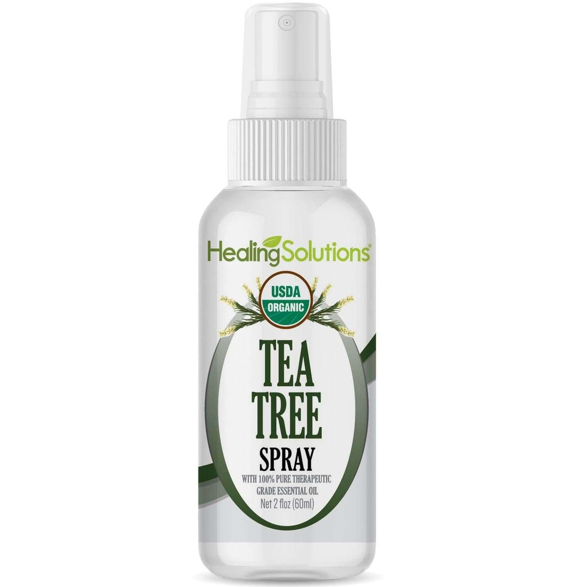 Healing Solutions Spray Arbre à Thé, brume fraîche pour l’air et les textiles