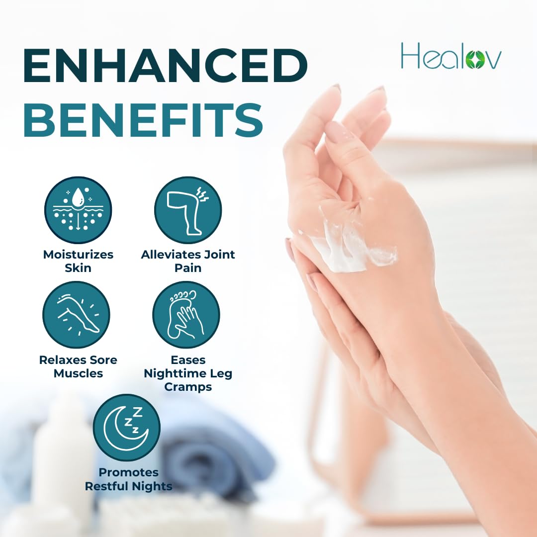 Healov Lotion magnésium: soin apaisant sans fini gras pour la peau