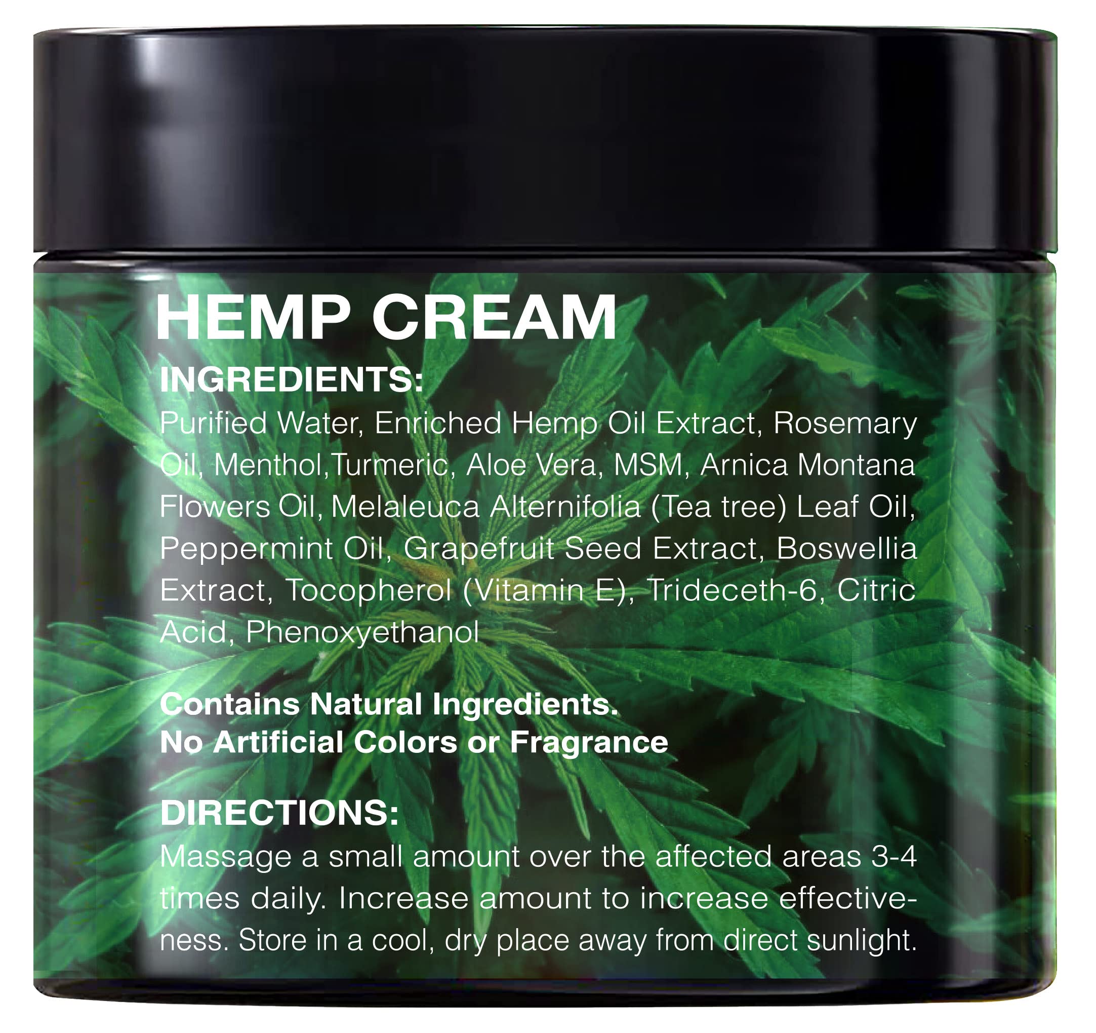 Crème Healpark au chanvre avec Arnica et MSM pour le soin quotidien.