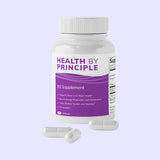 HEALTH BY PRINCIPLE B1, bouteille montrant les capsules et énergie potentielle