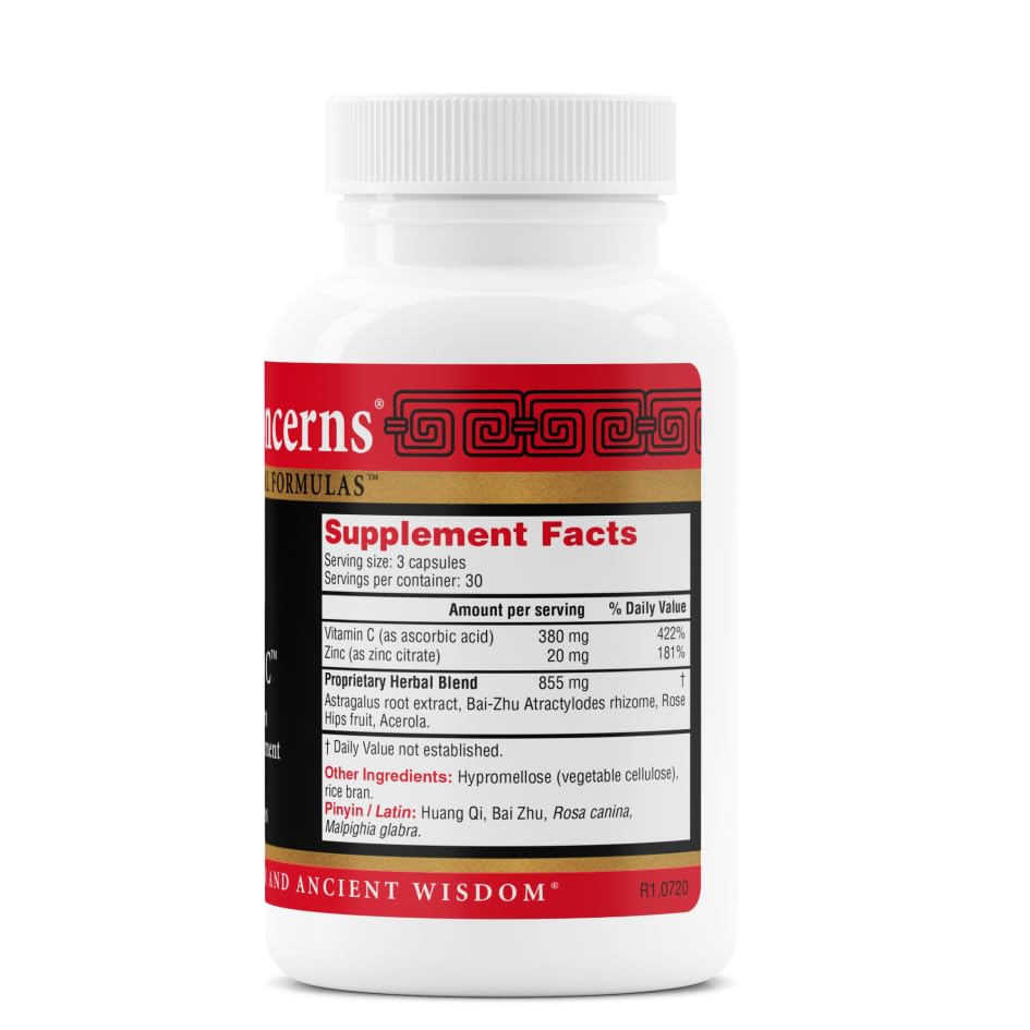 Health Concerns Astra C - capsules faciles à avaler pour une routine quotidienne.