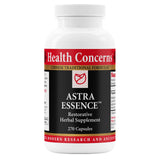 Health Concerns Astra Essence: bouteille ouverte prête pour soutenir énergie et concentration.