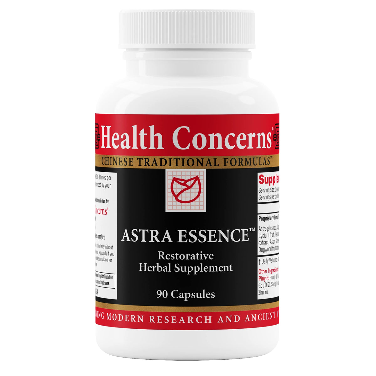 Health Concerns Astra Essence bouteille: soutient l'énergie et le bien-être général