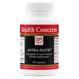 Bouteille Health Concerns Astra Isatis pour soutien immunitaire potentiel.