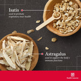 Mélange d'herbes Health Concerns Astra Isatis reflétant la tradition chinoise