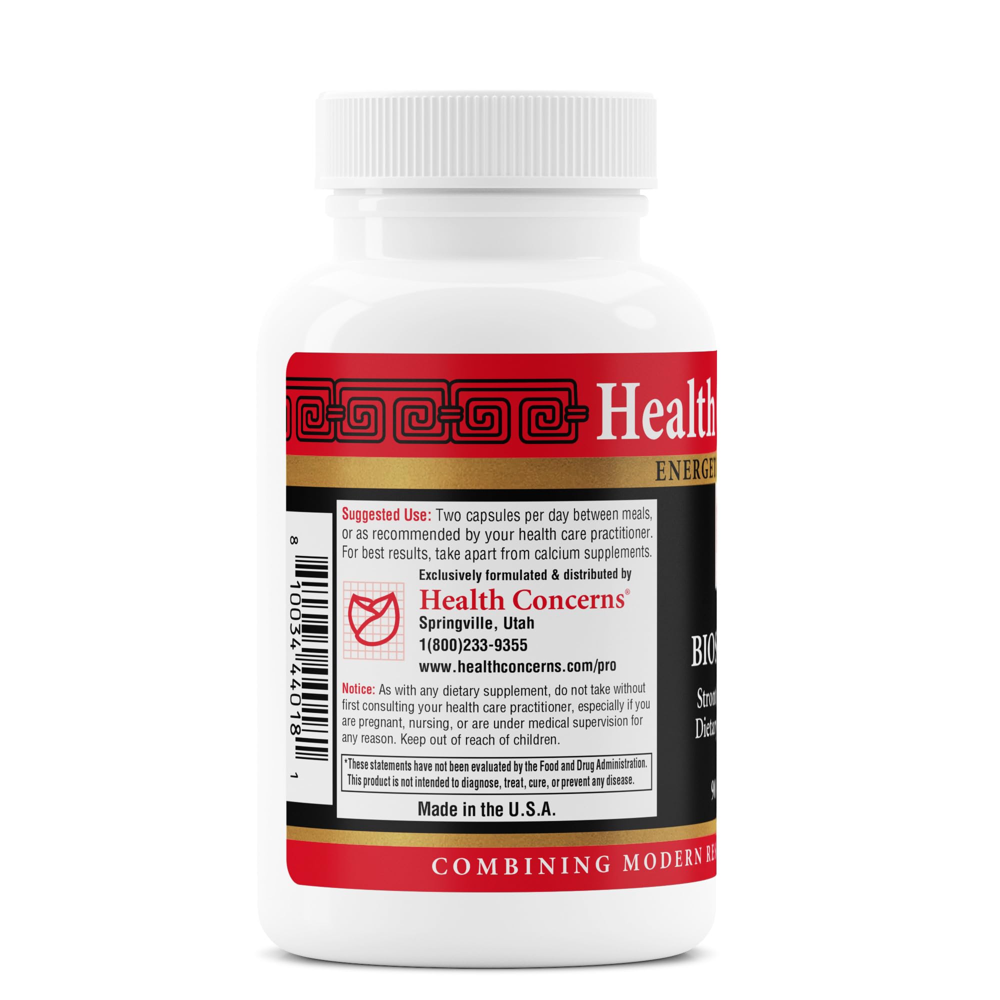 BioStrong Health Concerns – extrait de poivre noir favorisant l'absorption des nutriments.