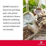 Health Concerns Digestion Tranquille – composition d’herbes clés: Poria, Magnolia, Kudzu et menthe.