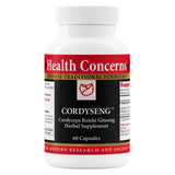 Health Concerns CordySeng — bouteille 60 capsules, soutien potentiel du système immunitaire.