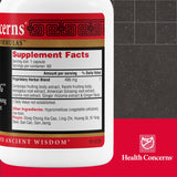 Health Concerns CordySeng — etiquette emballage clair, formulation respectueuse de la médecine traditionnelle chinoise.