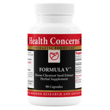 Health Concerns Formule V – Bouteille 90 capsules pour le soutien circulatoire.