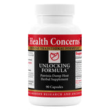 Health Concerns : formule débloque-menstruelle en bouteille pour le confort menstruel.