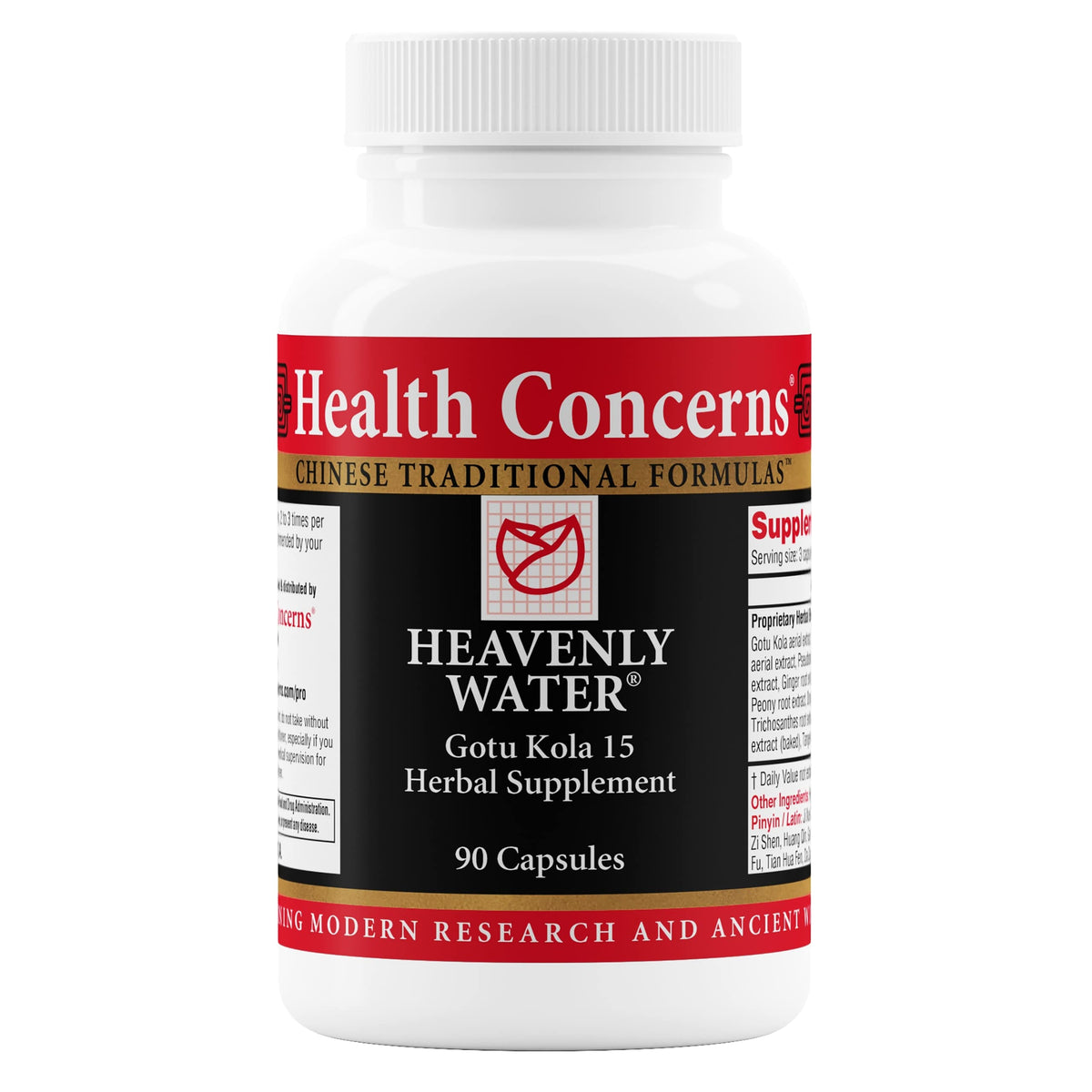 Health Concerns Heavenly Water, bouteille du mélange d herbes, soutien hormonal potentiel au quotidien