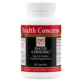 Health Concerns Isatis Cooling — bouteille montrant la formule pour immunité et détox naturelle.